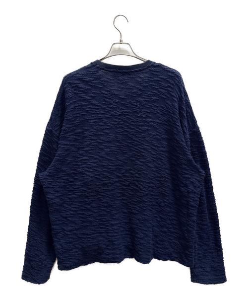 KENZO（ケンゾー）KENZO (ケンゾー) 薄手ニット ネイビー サイズ:Ｌの古着・服飾アイテム