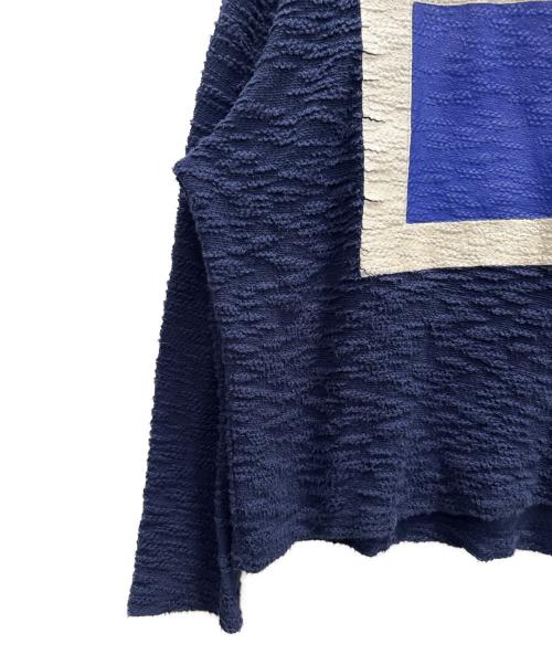 KENZO（ケンゾー）KENZO (ケンゾー) 薄手ニット ネイビー サイズ:Ｌの古着・服飾アイテム