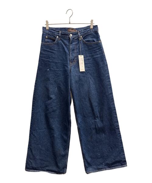 masu（エムエーエスユー）masu (エムエーエスユー) MB BAGGY JEANS デニムパンツ インディゴ サイズ:46 未使用品の古着・服飾アイテム