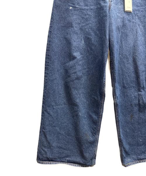 masu（エムエーエスユー）masu (エムエーエスユー) MB BAGGY JEANS デニムパンツ インディゴ サイズ:46 未使用品の古着・服飾アイテム