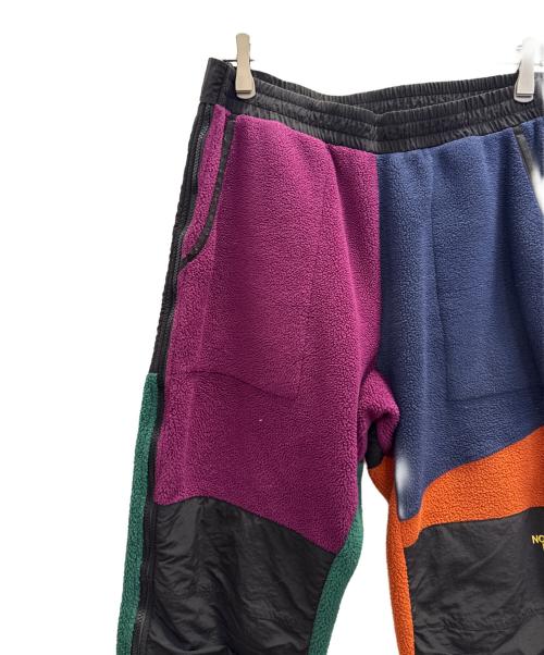 THE NORTH FACE（ザ ノース フェイス）THE NORTH FACE (ザ ノース フェイス) BRAIN DEAD (ブレインデッド) パンツ ブラック×マルチカラー サイズ:Мの古着・服飾アイテム