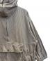 中古・古着 I.S. ISSEY MIYAKE SPORT (イッセイミヤケ ロードゥイッセイプールオム スポーツ) ヒッコリーストライプパーカー ブラック×ホワイト サイズ:SIZE 9：50000円