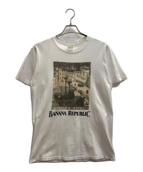 BANANA REPUBLIC（バナナリパブリック）BANANA REPUBLIC (バナナリパブリック) 半袖カットソー ホワイト サイズ:Ｓの古着・服飾アイテム