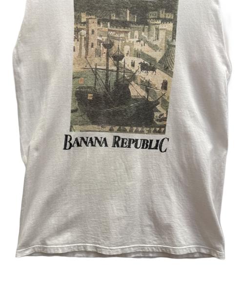 BANANA REPUBLIC（バナナリパブリック）BANANA REPUBLIC (バナナリパブリック) 半袖カットソー ホワイト サイズ:Ｓの古着・服飾アイテム