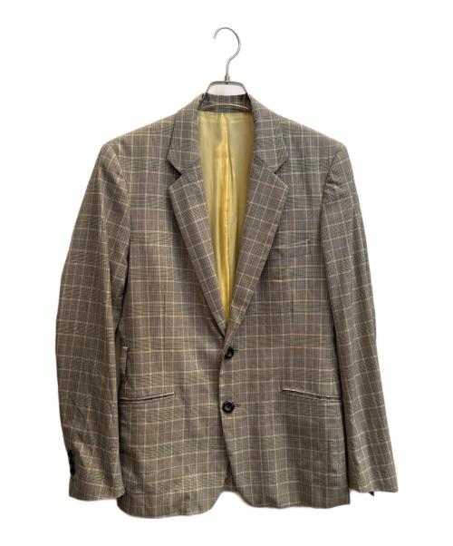 Ujoh（ウジョー）Ujoh (ウジョー) テーラードジャケット グレー×イエロー サイズ:SIZE1の古着・服飾アイテム