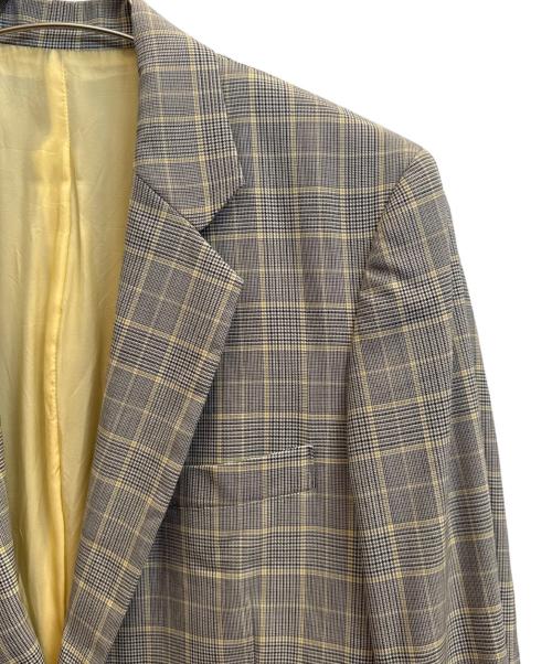 Ujoh（ウジョー）Ujoh (ウジョー) テーラードジャケット グレー×イエロー サイズ:SIZE1の古着・服飾アイテム