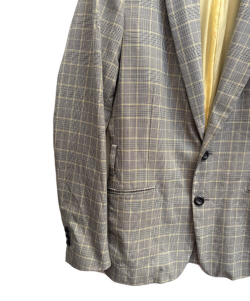 Ujoh（ウジョー）Ujoh (ウジョー) テーラードジャケット グレー×イエロー サイズ:SIZE1の古着・服飾アイテム