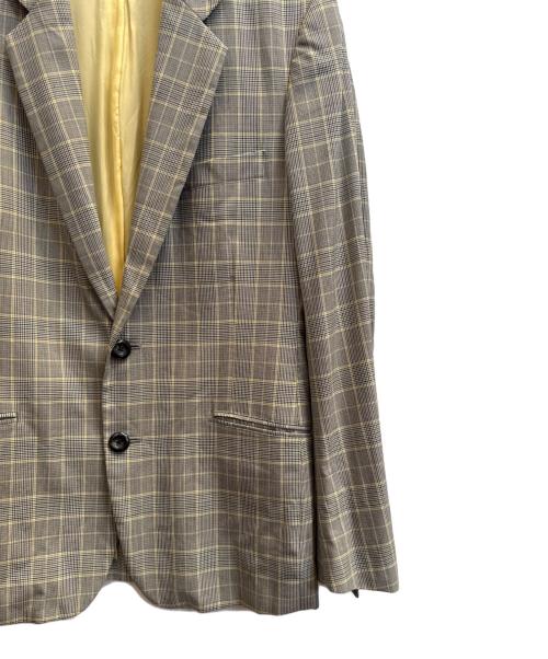 Ujoh（ウジョー）Ujoh (ウジョー) テーラードジャケット グレー×イエロー サイズ:SIZE1の古着・服飾アイテム