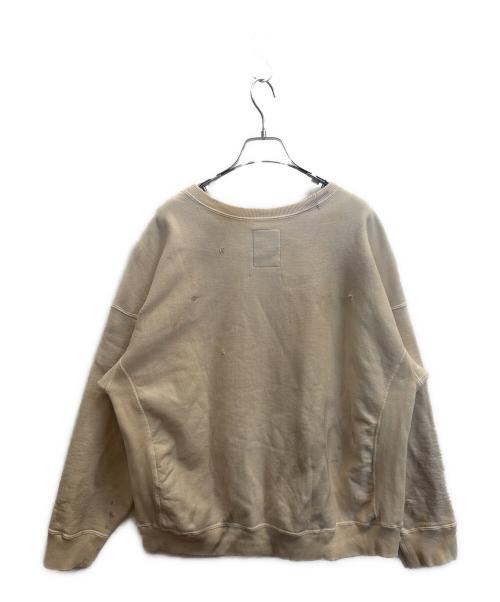 BOWWOW（バウワウ）BOWWOW (バウワウ) BALL AND CHAIN SWEATSHIRT ベージュ サイズ:Ｌの古着・服飾アイテム