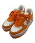 A BATHING APE（アベイシングエイプ）の古着「BAPESTA　ローカットスニーカー」｜ホワイト×オレンジ