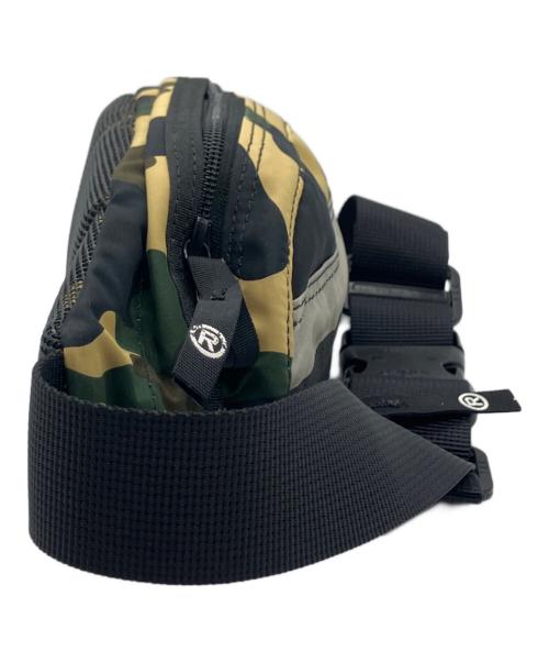 A BATHING APE（アベイシングエイプ）A BATHING APE (アベイシングエイプ) リフレクターウエストポーチ カーキの古着・服飾アイテム