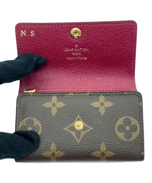 LOUIS VUITTON（ルイ ヴィトン）LOUIS VUITTON (ルイ ヴィトン)  6連キーケース モノグラム フューシャ ミュルティクレ6  ブラウンの古着・服飾アイテム