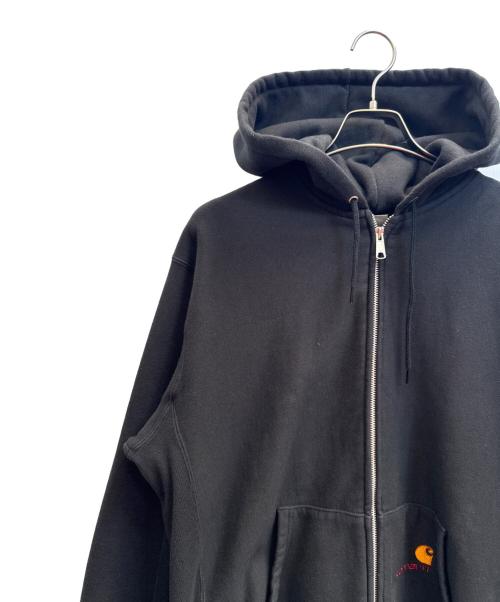 CarHartt（カーハート）CarHartt (カーハート) ジップパーカー ブラック サイズ:XLの古着・服飾アイテム