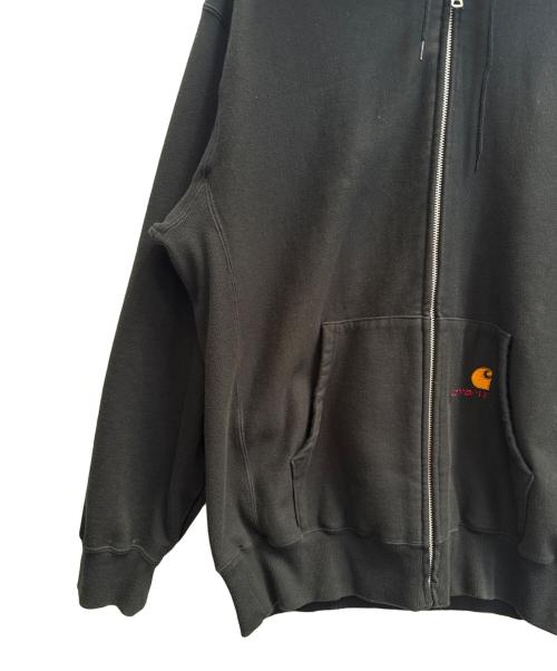 CarHartt（カーハート）CarHartt (カーハート) ジップパーカー ブラック サイズ:XLの古着・服飾アイテム