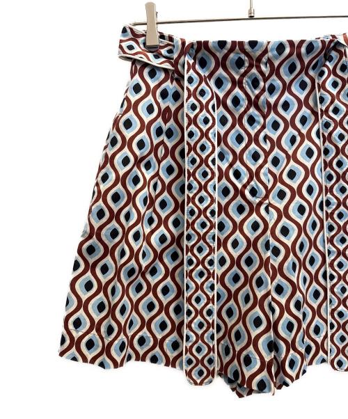 MARELLA（マレーラ）MARELLA (マレーラ) ミニスカート スカイブルーブラック サイズ:40 未使用品の古着・服飾アイテム