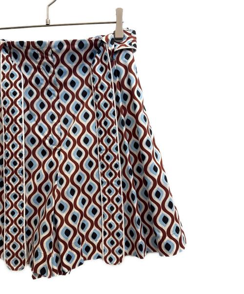 MARELLA（マレーラ）MARELLA (マレーラ) ミニスカート スカイブルーブラック サイズ:40 未使用品の古着・服飾アイテム
