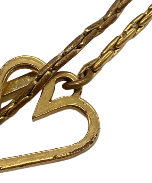 AMI Alexandre Mattiussi（アミアレクサンドルマテュッシ）AMI Alexandre Mattiussi (アミアレクサンドルマテュッシ) HEART LOGO CHAIN NECKLACE ゴールドカラーの古着・服飾アイテム