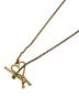 AMI Alexandre Mattiussi（アミアレクサンドルマテュッシ）の古着「HEART LOGO CHAIN NECKLACE」｜ゴールドカラー