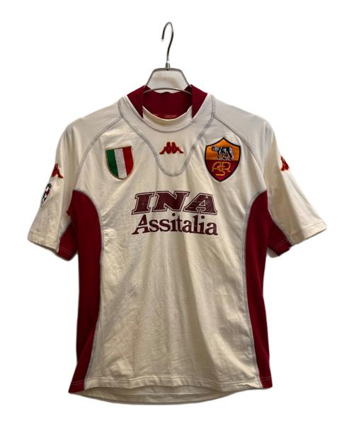 KAPPA（カッパ）KAPPA (カッパ) ゲームシャツ　ASローマ ベージュ サイズ:表記無の古着・服飾アイテム
