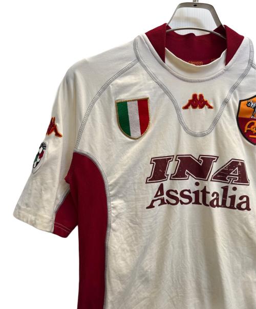 KAPPA（カッパ）KAPPA (カッパ) ゲームシャツ　ASローマ ベージュ サイズ:表記無の古着・服飾アイテム