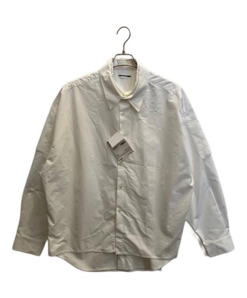 SOFTHYPHEN（ソフトハイフン）SOFTHYPHEN (ソフトハイフン) DOUBLE FRONT OVER SIZED SIGNATURE SHIRT ホワイト サイズ:02 未使用品の古着・服飾アイテム