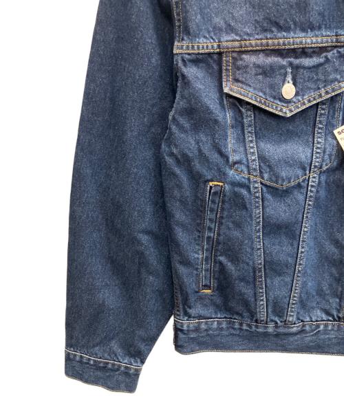 SOFTHYPHEN（ソフトハイフン）SOFTHYPHEN (ソフトハイフン) TUCKED DETAIL DENIM JACKET インディゴ サイズ:04 未使用品の古着・服飾アイテム