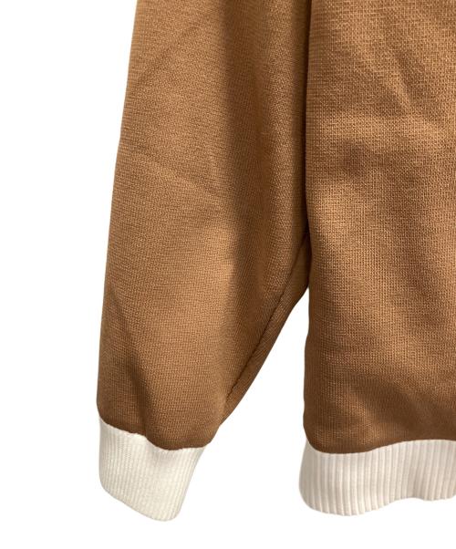 CELFORD（セルフォード）CELFORD (セルフォード) ニット2WAYフードアウター ブラウン サイズ:SIZE 36の古着・服飾アイテム