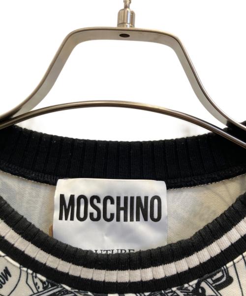 MOSCHINO（モスキーノ）MOSCHINO (モスキーノ) 総柄スウェット ホワイト サイズ:SIZE 不明の古着・服飾アイテム