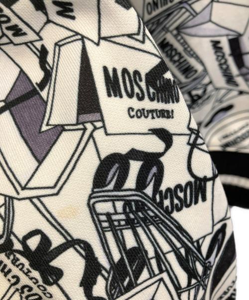 MOSCHINO（モスキーノ）MOSCHINO (モスキーノ) 総柄スウェット ホワイト サイズ:SIZE 不明の古着・服飾アイテム