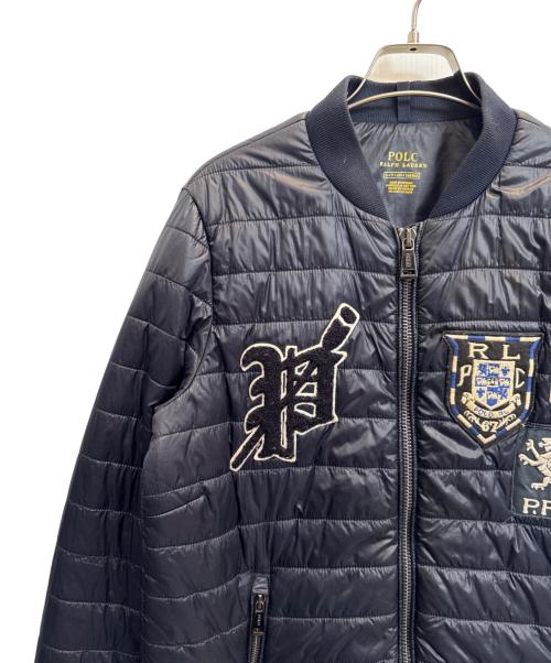 POLO RALPH LAUREN（ポロ・ラルフローレン）POLO RALPH LAUREN (ポロ・ラルフローレン) ライトダウンジャケット ネイビー サイズ:Ｓの古着・服飾アイテム