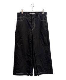SASQUATCHfabrix.（サスクワッチファブリックス）の古着「DENIM HAKAMA PANTS」｜ブラック