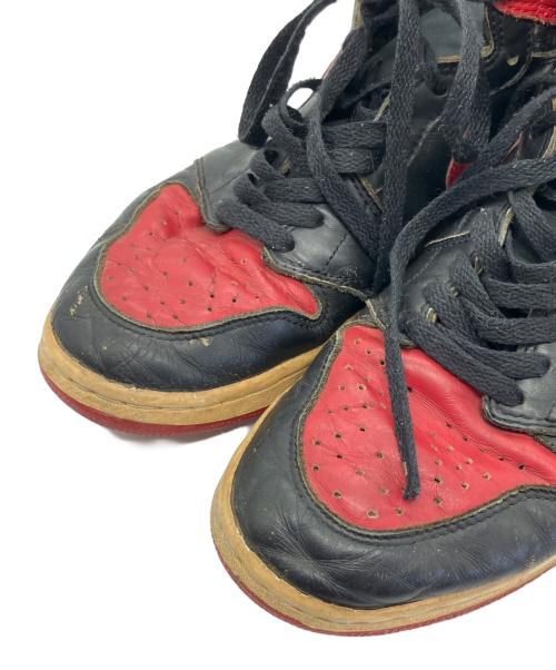 NIKE（ナイキ）NIKE (ナイキ) AIR JORDAN1 レッド×ブラック サイズ:SIZE 28cmの古着・服飾アイテム