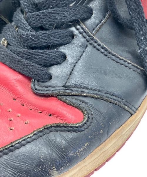 NIKE（ナイキ）NIKE (ナイキ) AIR JORDAN1 レッド×ブラック サイズ:SIZE 28cmの古着・服飾アイテム