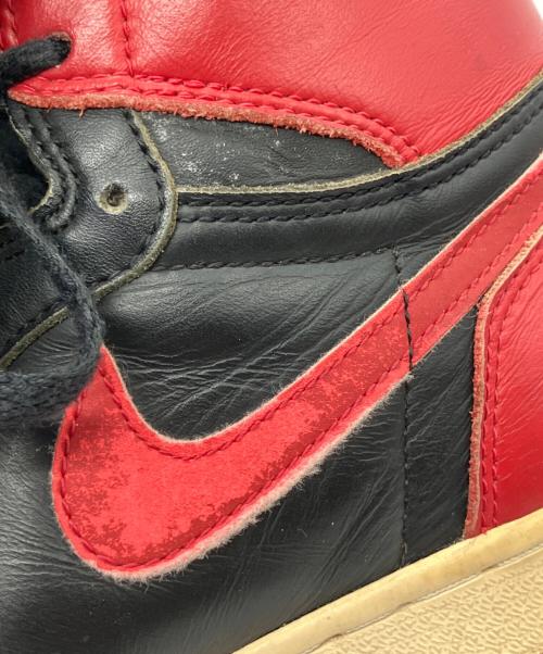 NIKE（ナイキ）NIKE (ナイキ) AIR JORDAN1 レッド×ブラック サイズ:SIZE 28cmの古着・服飾アイテム