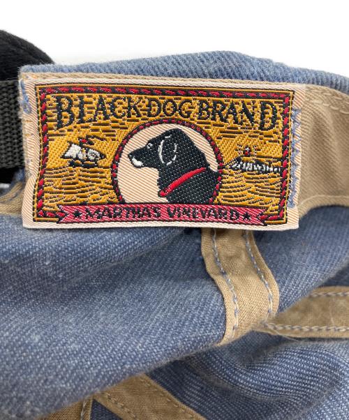 THE BLACK DOG（ブラックドッグ）THE BLACK DOG (ブラックドッグ) キャップ ネイビー×レッドの古着・服飾アイテム