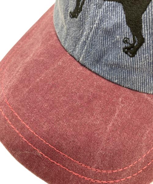 THE BLACK DOG（ブラックドッグ）THE BLACK DOG (ブラックドッグ) キャップ ネイビー×レッドの古着・服飾アイテム