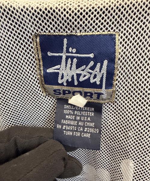 stussy sport（ステューシー スポーツ）stussy sport (ステューシー スポーツ) ナイロンジャケット ブラック サイズ:Ｌの古着・服飾アイテム