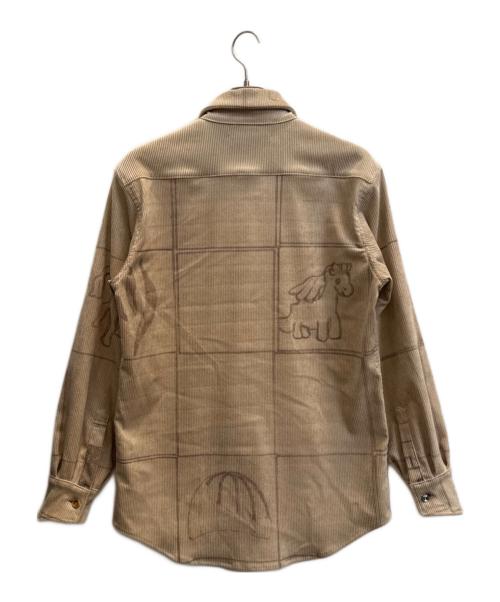 TOZAOU（トザオウ）TOZAOU (トザオウ) Collection Shirt ベージュ サイズ:Ｌの古着・服飾アイテム