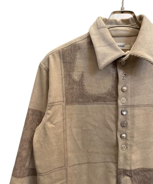 TOZAOU（トザオウ）TOZAOU (トザオウ) Collection Shirt ベージュ サイズ:Ｌの古着・服飾アイテム