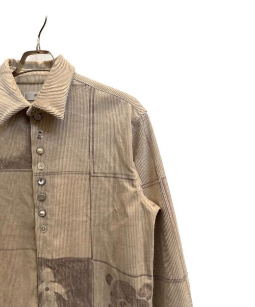 TOZAOU（トザオウ）TOZAOU (トザオウ) Collection Shirt ベージュ サイズ:Ｌの古着・服飾アイテム