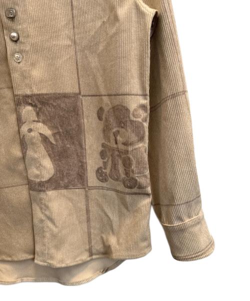 TOZAOU（トザオウ）TOZAOU (トザオウ) Collection Shirt ベージュ サイズ:Ｌの古着・服飾アイテム