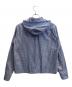 masu (エムエーエスユー) HOODED B.D SHIRT ブルー×ホワイト サイズ:48：18000円