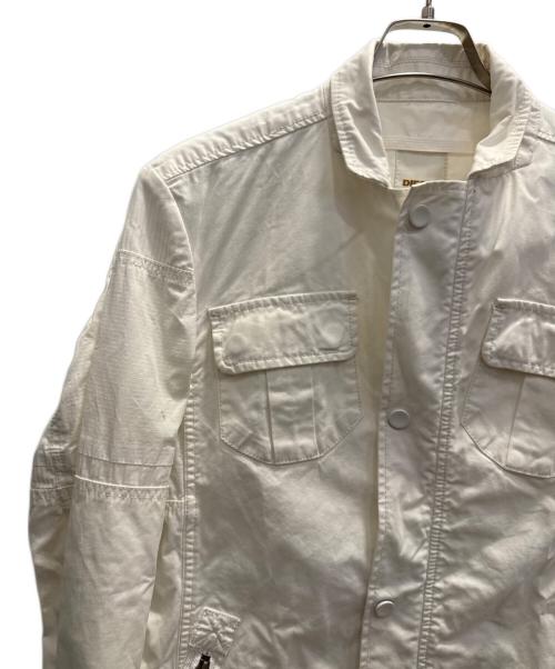 DIESEL（ディーゼル）DIESEL (ディーゼル) OVERBOARD SEAJET-978 ホワイト サイズ:Мの古着・服飾アイテム