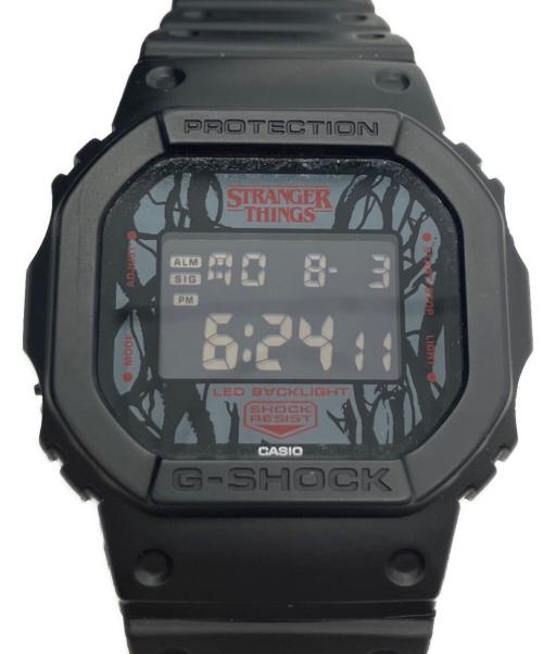 CASIO（カシオ）CASIO (カシオ) ストレンジャーシングス (ストレンジャーシングス) G-SHOCK　ストレンジャーシングス ブラックの古着・服飾アイテム
