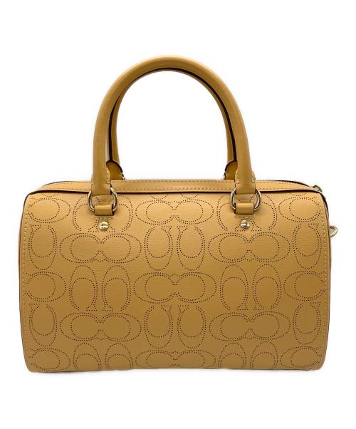 COACH（コーチ）COACH (コーチ) シグネチャー パンチング2WAYショルダーバッグ ベージュの古着・服飾アイテム