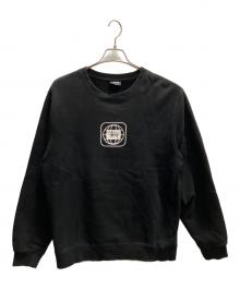 stussy（ステューシー）の古着「クルーネックスウェット」｜ブラック