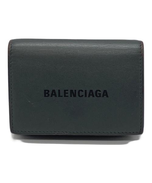 BALENCIAGA（バレンシアガ）BALENCIAGA (バレンシアガ) コンパクトウォレット グレーの古着・服飾アイテム