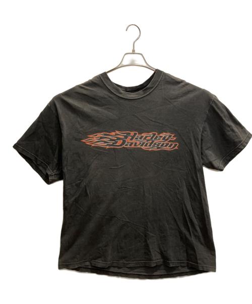 HARLEY-DAVIDSON（ハーレーダビッドソン）HARLEY-DAVIDSON (ハーレーダビッドソン) 半袖カットソー ブラック サイズ:SIZE XLの古着・服飾アイテム