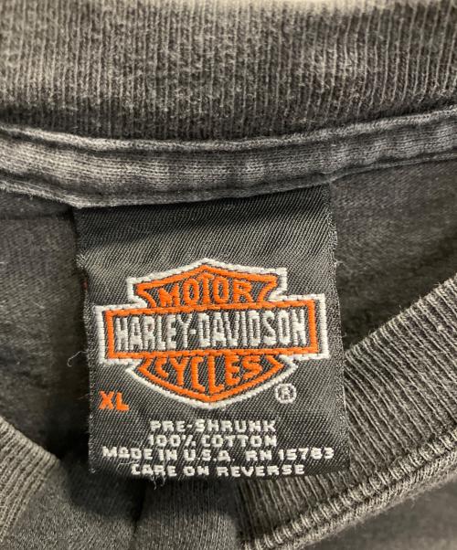 HARLEY-DAVIDSON（ハーレーダビッドソン）HARLEY-DAVIDSON (ハーレーダビッドソン) 半袖カットソー ブラック サイズ:SIZE XLの古着・服飾アイテム