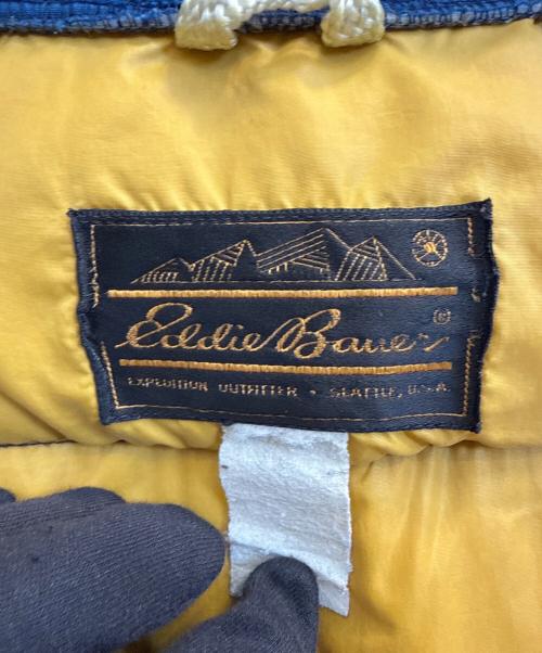 Eddie Bauer（エディーバウアー）Eddie Bauer (エディーバウアー) ダウンベスト ブルー サイズ:不明の古着・服飾アイテム